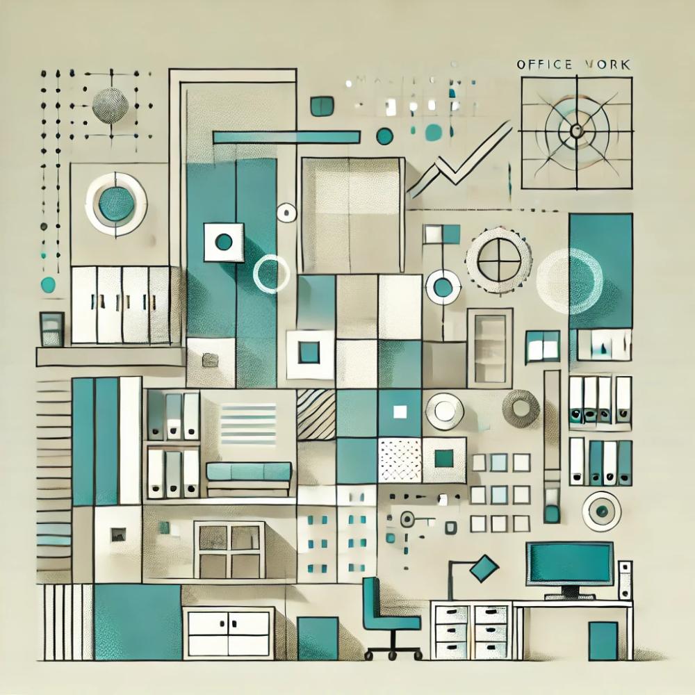 Minimalistic office art
